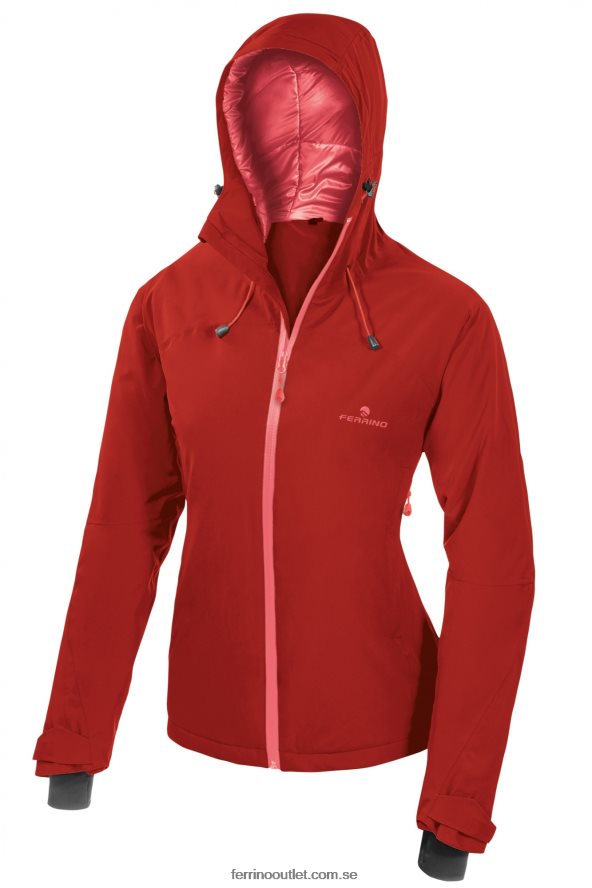 kvinnor Ferrino 0200JT355 cinnober yenisei jacka kvinna cinnober