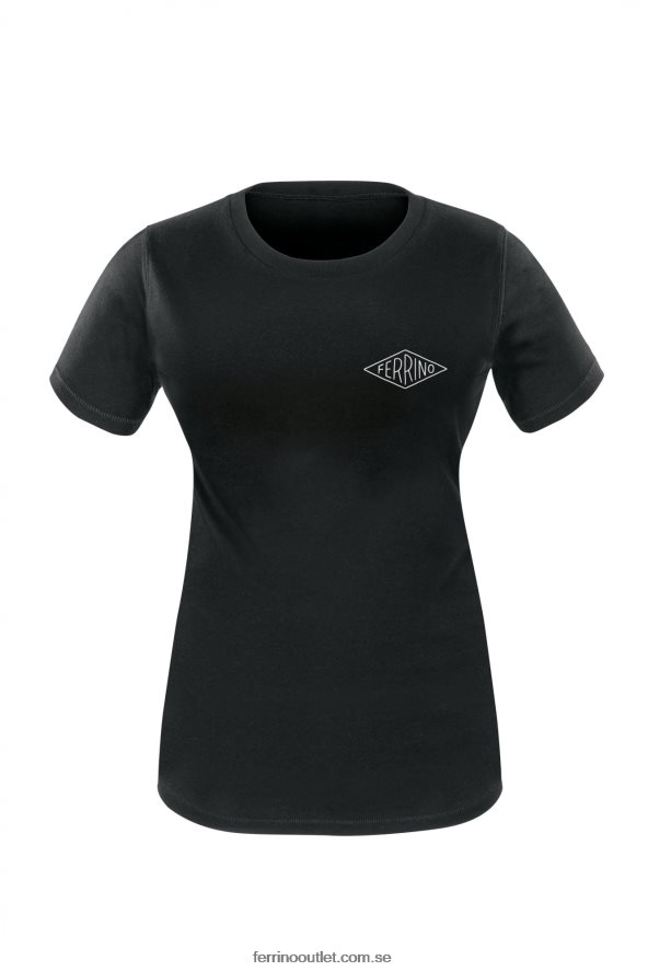 kvinnor Ferrino 0200JT333 svart retro t kvinna svart