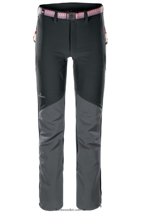 män Ferrino 0200JT273 svart gran zebru byxor unisex svart