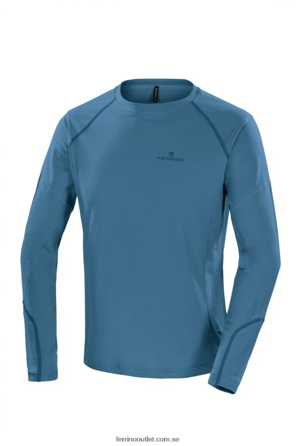 män Ferrino 0200JT165 dimmigt blått weisshorn t-shirt man misty blue