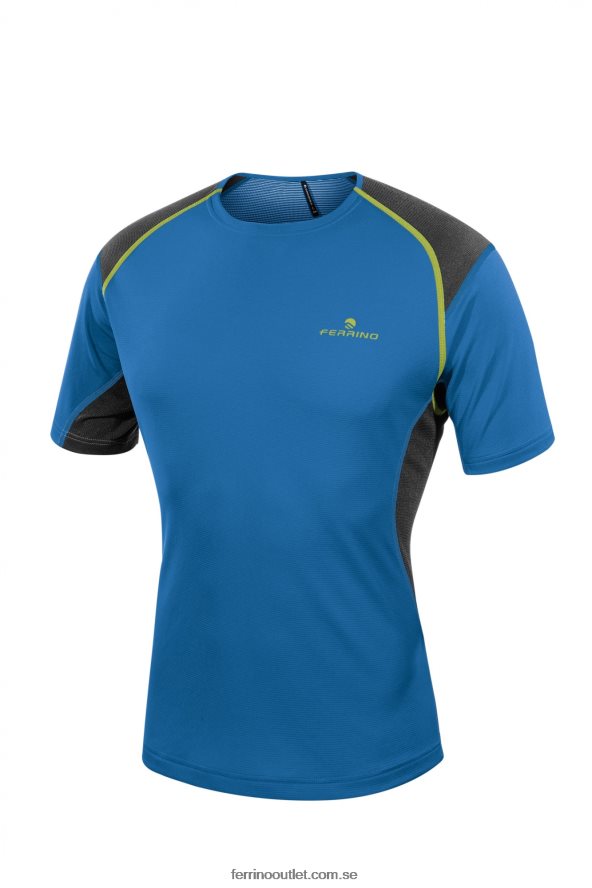 män Ferrino 0200JT169 ljusblå ollomont t-shirt man ljusblå