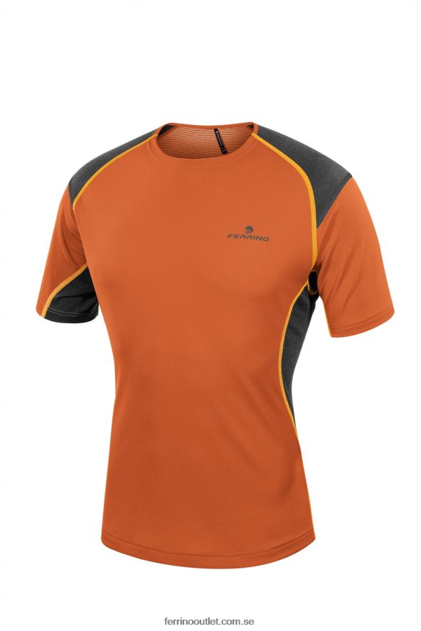 män Ferrino 0200JT170 varm apelsin ollomont t-shirt man varm orange