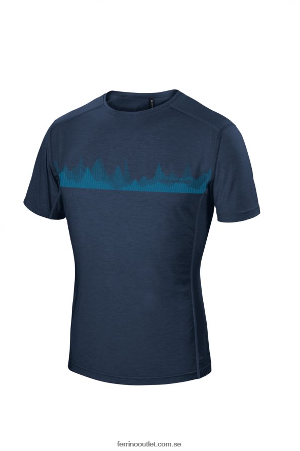 män Ferrino 0200JT171 mörkblå coruel t-shirt man mörkblå