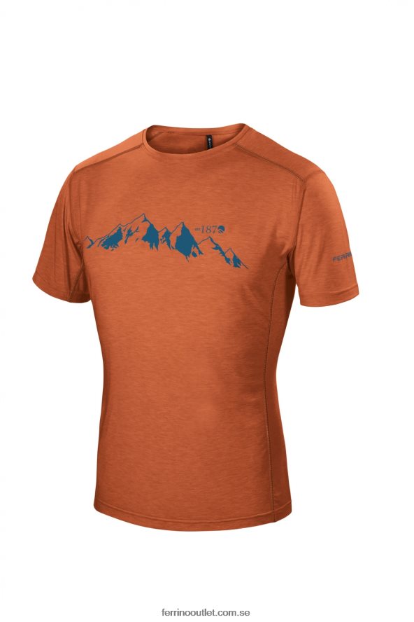 män Ferrino 0200JT180 mörk orange yoho t-shirt man mörk orange