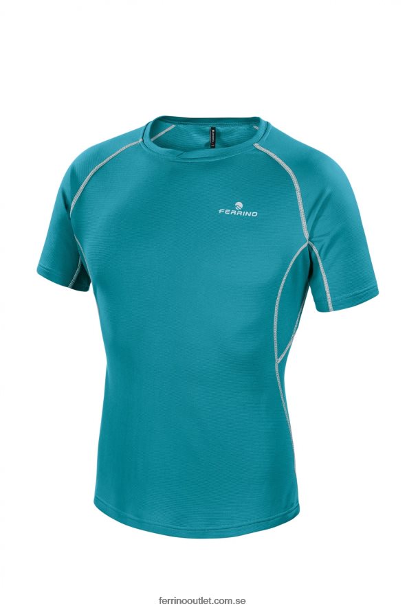 män Ferrino 0200JT182 korallblått jaspis t-shirt man korallblå