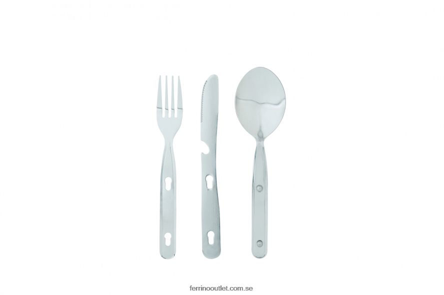 unisex- Ferrino 0200JT661set om 3 bestick stål inox