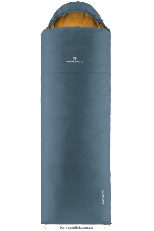 unisex- Ferrino 0200JT378 dragkedja höger blå sovsäck lightech singel sq zip höger blå